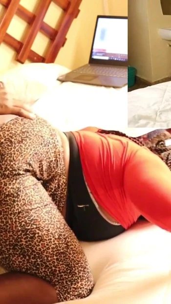 Epic moment from "52 Inches of Booty in Ripped Pants Getting Dominated"