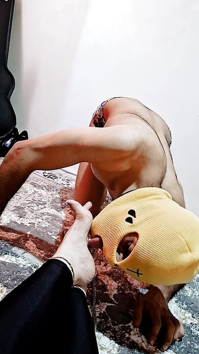 Hardcore BDSM Foot Worship Intense Humiliation Footjob & Cum on Feet