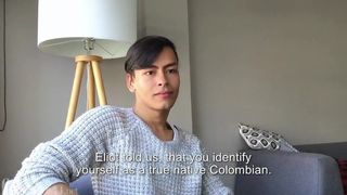 Santiago Arias, interview, séance photo et masturbation en solo