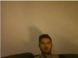 Straight guys feet on webcam #253