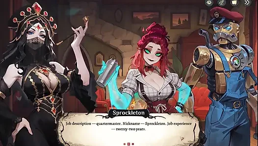 Hotel Tales GESPENsTISCHES HENTAI-Spiel ep.5 GHOST barkeeper neckt IM COWGIRL-stil!