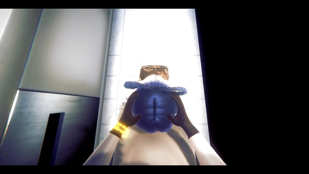 جينشين إمباكت هنتاي - شيالينغ هاردسكس في مرحاض ياباني غير خاضع للرقابة - اليابانية الآسيوية المانجا أنيمي فيلم لعبة إباحية