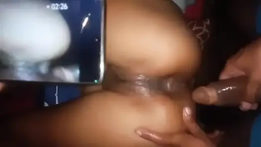Up the ass