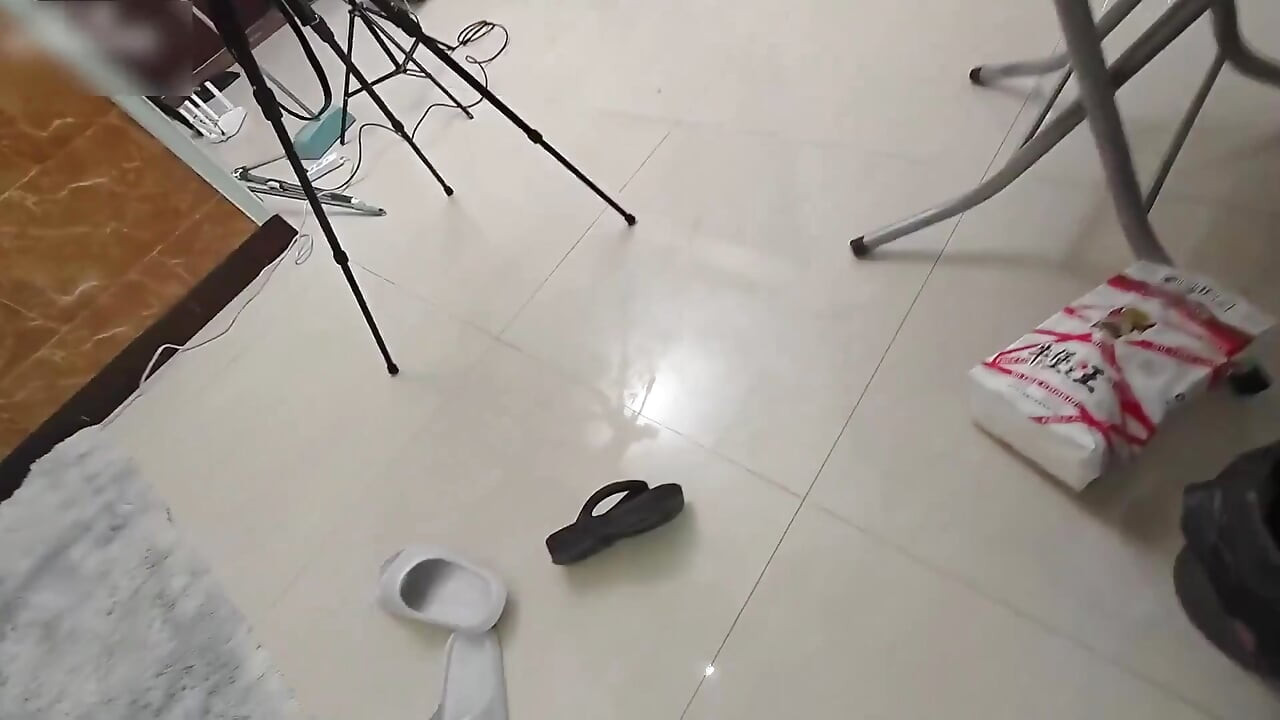 Tie My Girlfriend Wearing a Wig to the Wall and Tickle Her