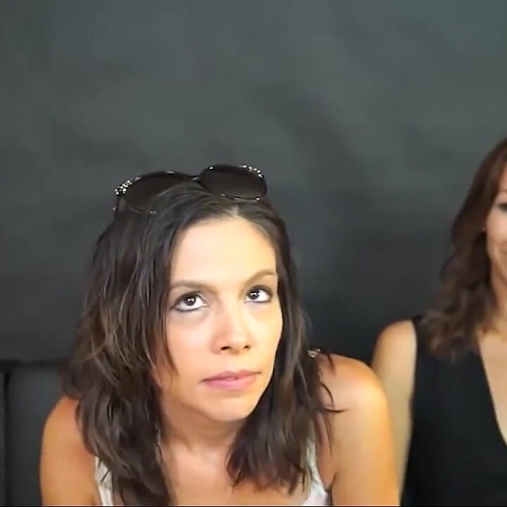 Meredith and Jamie Litton Voluptuous Brunette Coed Throat Wet Heat!
