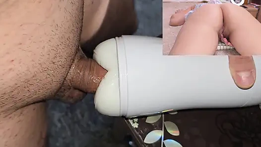 Webcamming with stepsister gone wrong! She let me masturbate watching her juicy pussy