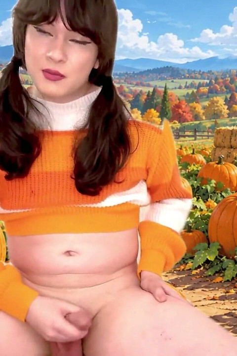 Sissy in the Pumpkin Patch