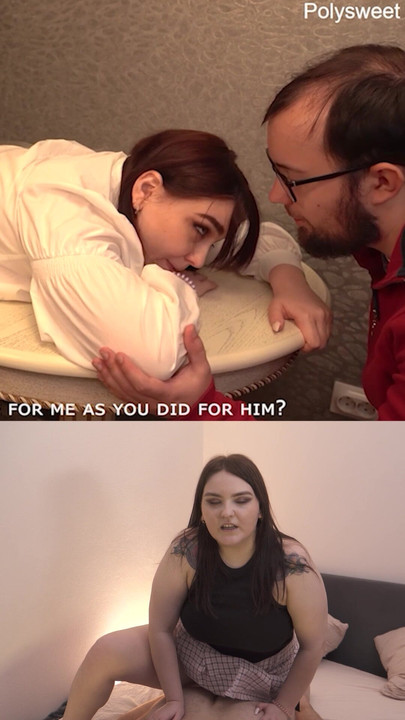 SH Manžel sdílí ústa manželky s milencem, on se jí vystříká na obličej