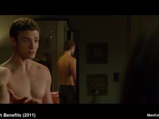 Vedeta masculină Justin Timberlake își arată fundul strâmt în timpul