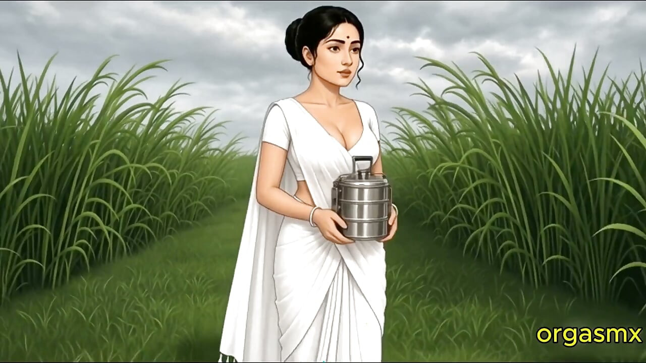 Desi Kamini Bhabhi with Farmer’s Stepbrother in Field Hut