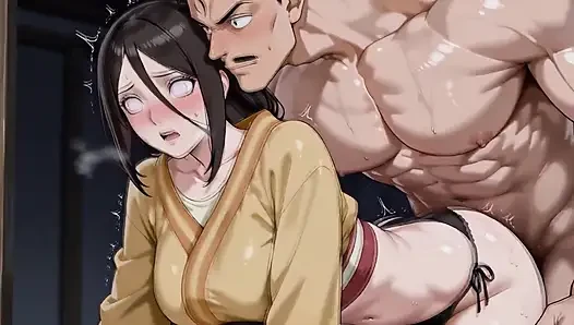 Kogoro (conan) X Hanabi (naruto)