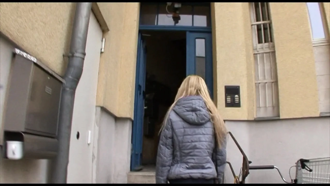 Hot German Blonde Trying Sperm