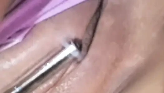 Ich masturbiere und berühre meine großen titten