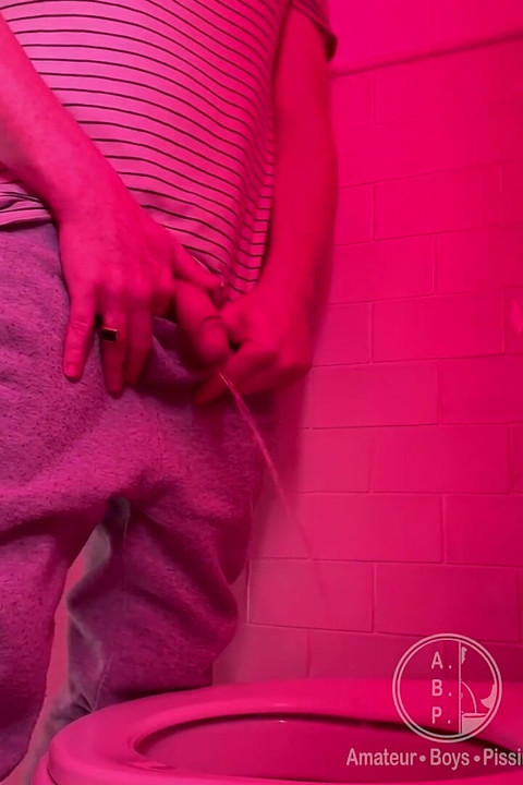 Amateur Sports Boy Caught Peeing