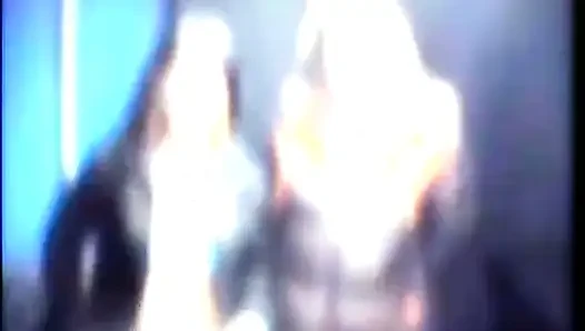 Marvelous hot babes are sucking and touching lonely cock in studio
