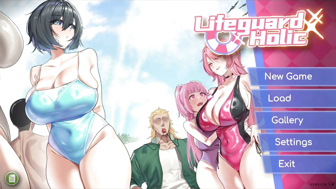 Hentai Game – Aoi Standing Dog Style Sex Gallery Scene - Lifeguard Holic
