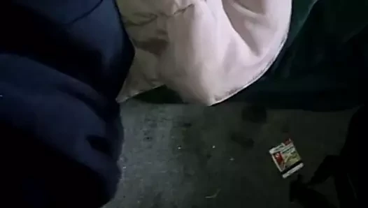 Cum üzerinde çalıntı külot