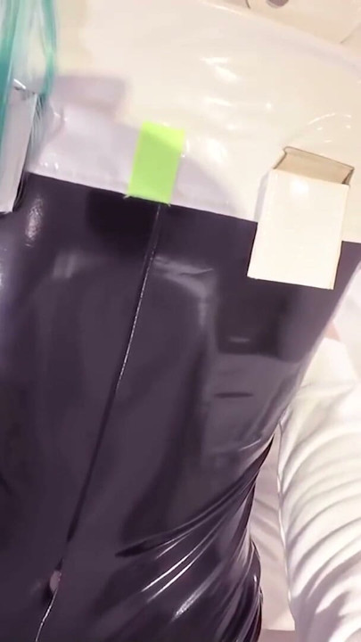 Leggings with Vibrator, Hatsune Miku Race queen cosplayer, hentai japanese shemale cosplay 13 | Clip 1