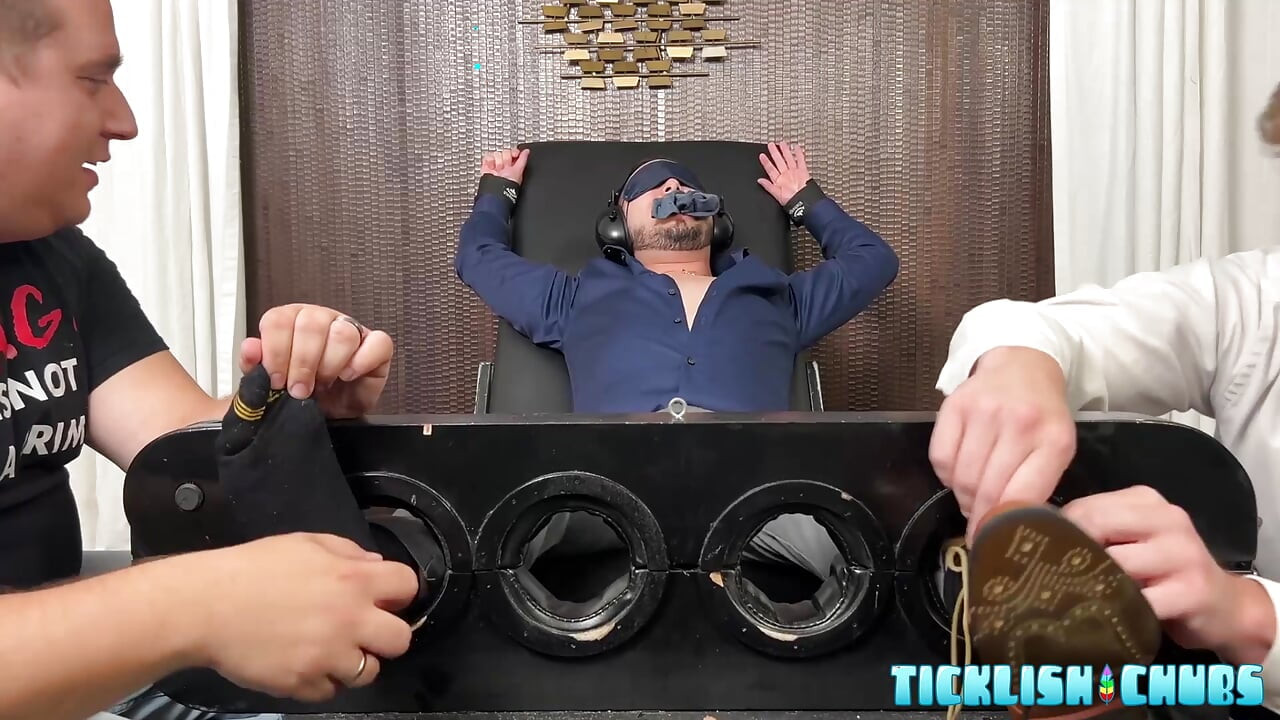TicklishChubs: Leo Gets Tickled Hard By His Boss Loborud And Matt To Get A Loan