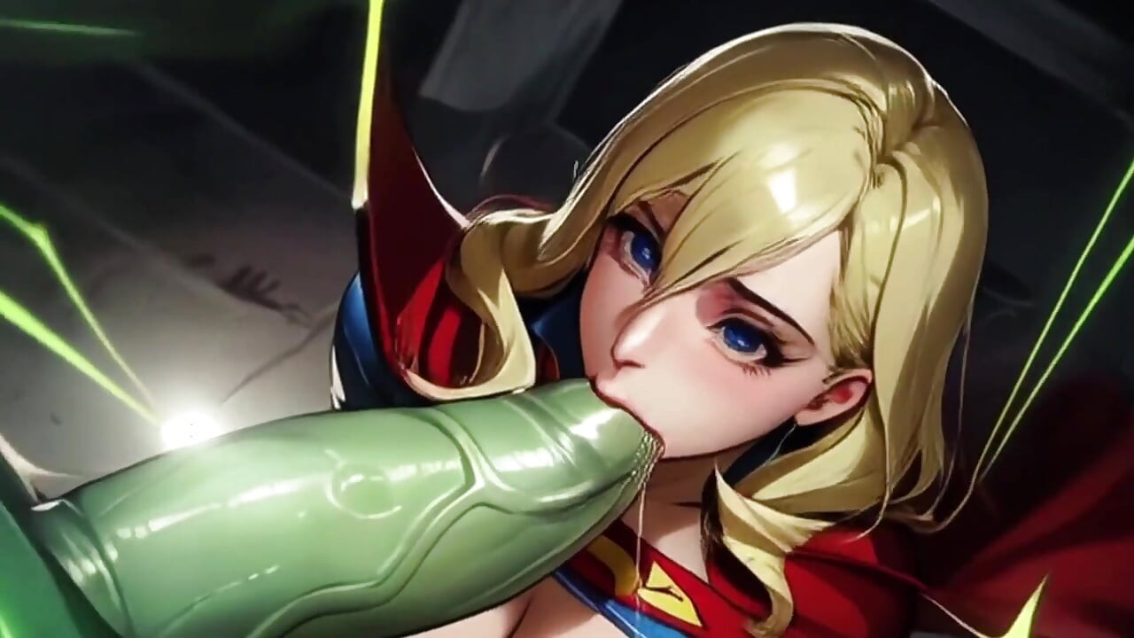 Supergirl zostaje gangbangowana i penetrowana z kryptonitem