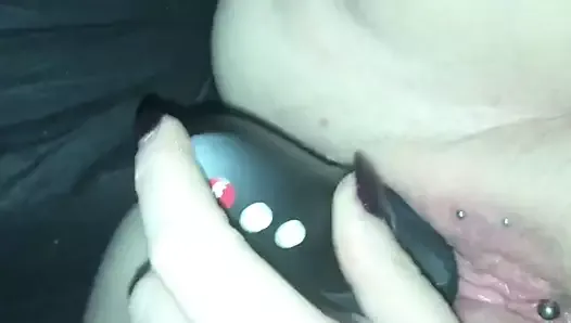 Creamy cunt hole taking my favorite toy