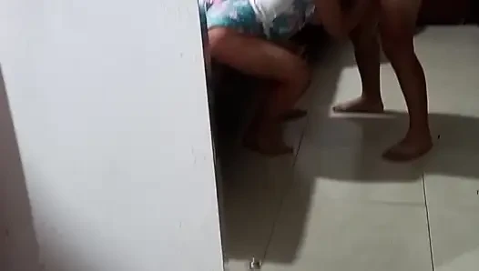After a fight with her boyfriend she lets her neighbor fuck her