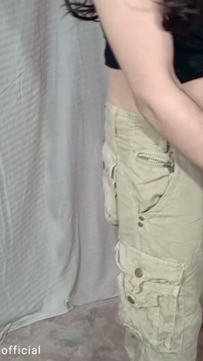 Canadian long black haired stepbrother dances with desi stepsister | Clip 1