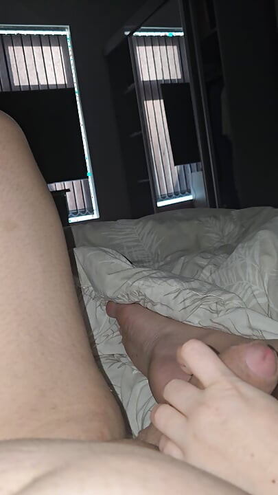 Step Mom Saw That Step Son Has a Huge Dick she couldn't stand without handjob and touching his erection