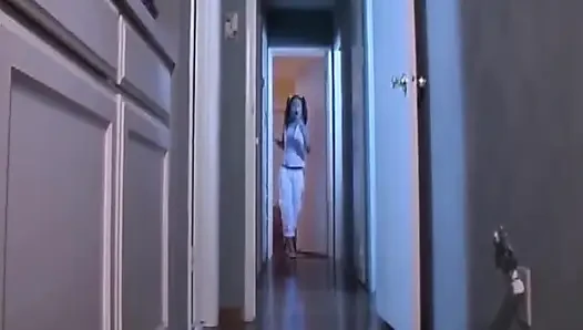 Mature Brunette MILF Rides Furry Toy with Drool