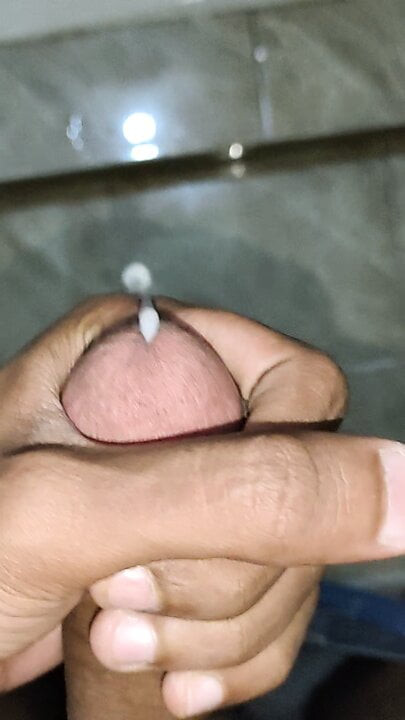 Cumshot – big black dick