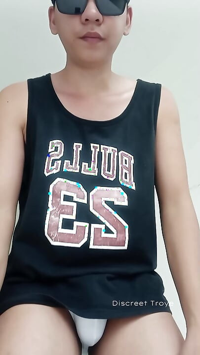 Handsome Boy Wearing his Sexy Underwear - Pinoy Jakol