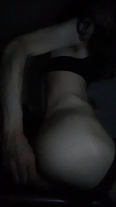 fucking my chair with anal toy