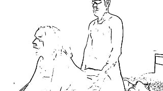 homemade porn drawn in pencil)