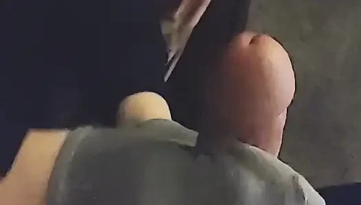 Çorapla elle muamele yavaş çekim