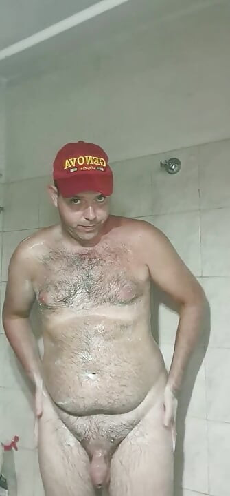 naked boy in the shower