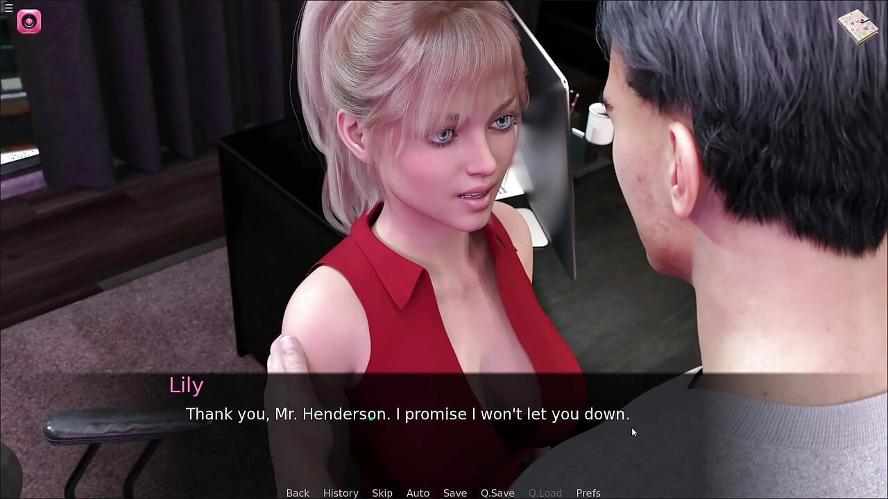Lily Was Giving Boobjob To Her New Boss While interview In Office