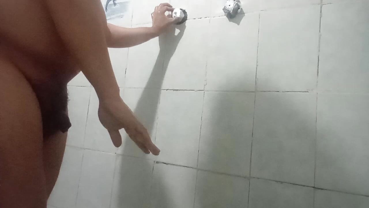 I shave my cock while I take a nice shower.