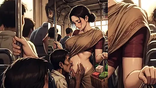 Cewek nakal India dientot habis-habisan sama pria tua yang bejat di dalam bus - bagian 1