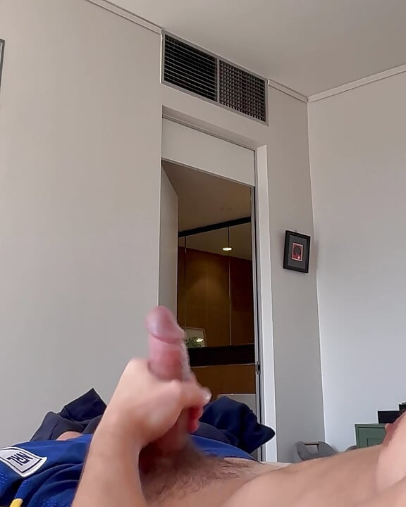 wank in my footy shorts