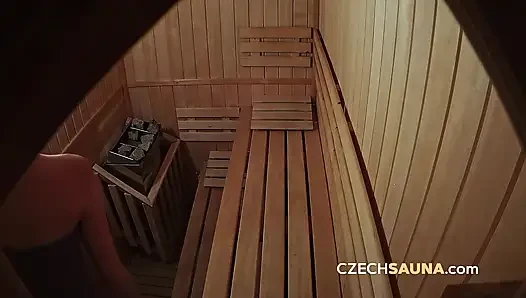 Busty Brunettes Takes Over the Sauna COMPILATION