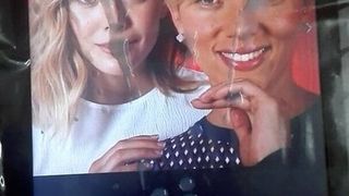 Elizabeth Olsen e Scarlett Johansson - homenagem ao esperma