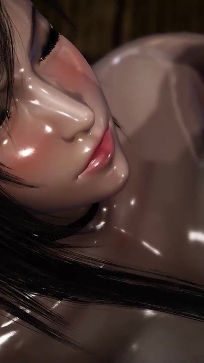 Captivating moment from "Tifa gets her tight pussy stretched by a massive Orc Cock!"