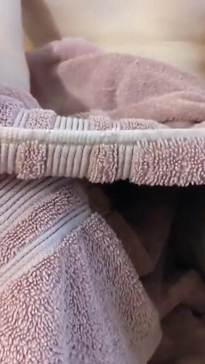 LBB - taking swimsuit off under towel jerk request | Clip 1
