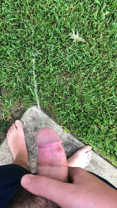 Backyard Pissing