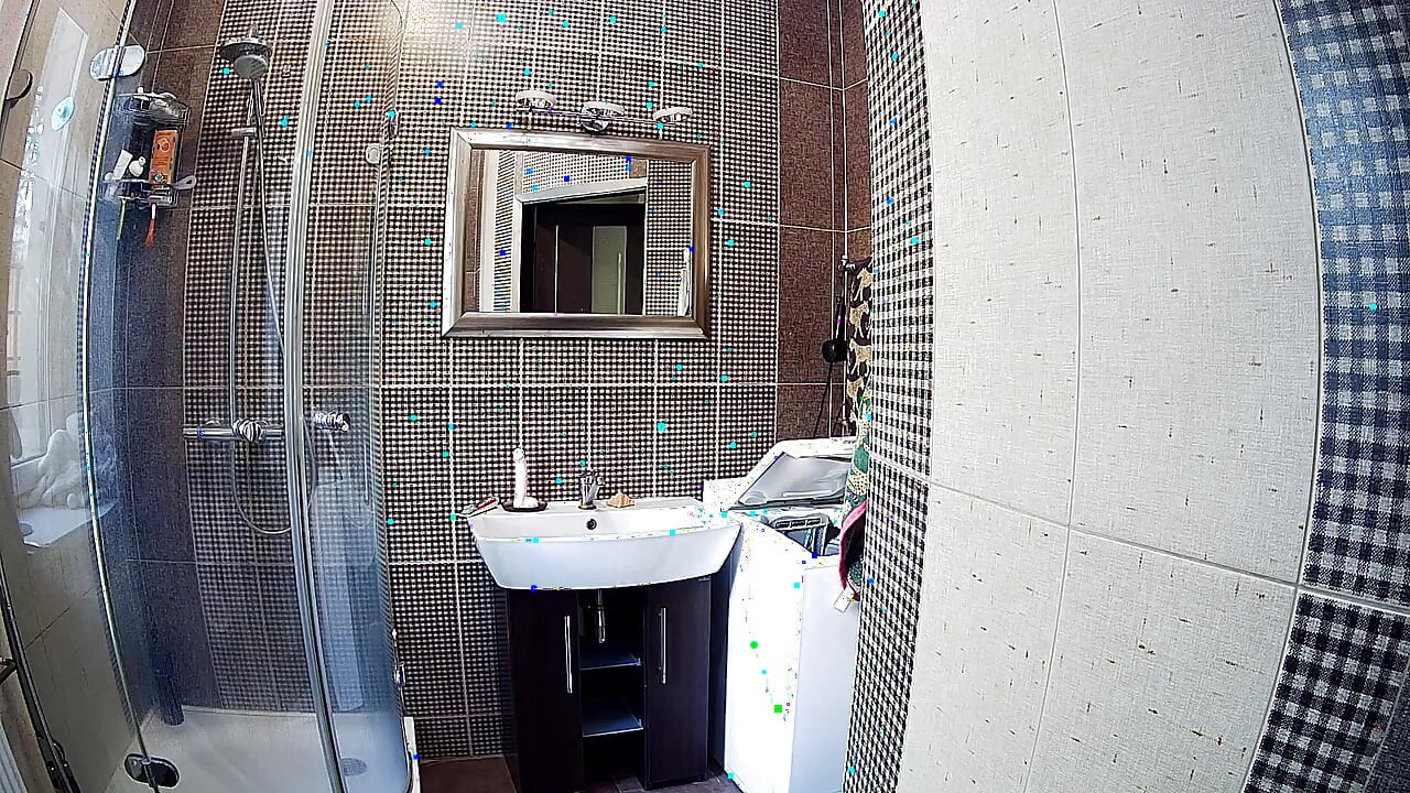 Shower: Hot Petite Girl Stella Enjoying Her Steamy Shower Time