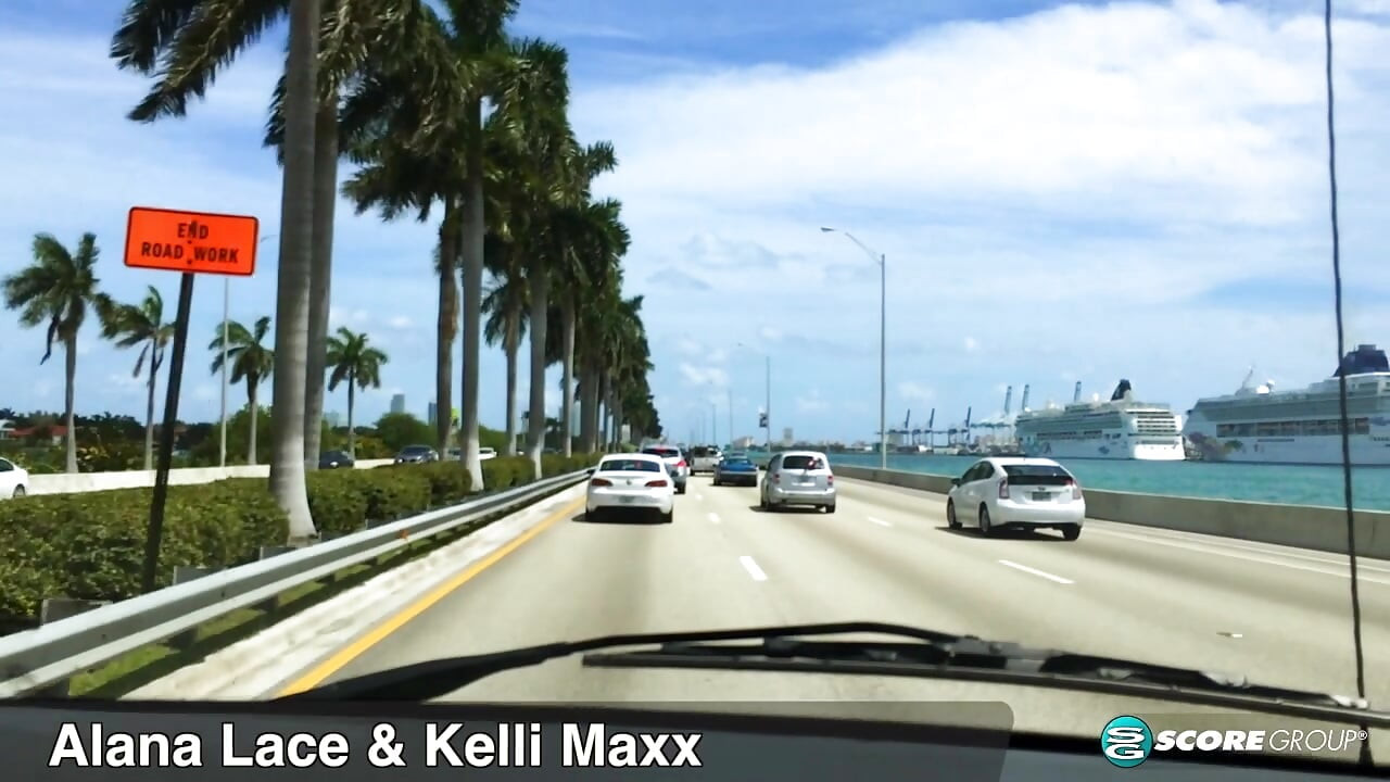 Um dia em South Beach com Alana Lace e Kelli Maxxx