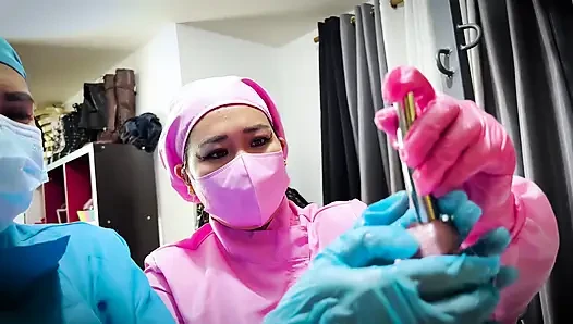 Mummified and Tormented by 2 Cruel Nurses