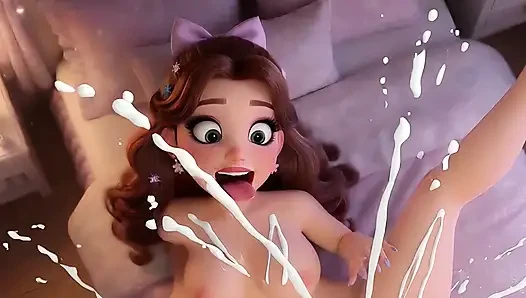 My cuckold boyfriend reads a book while my friend fucks me