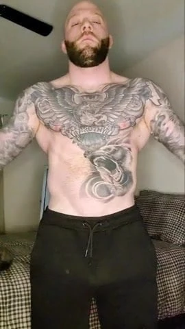 NEW TATOO 2 ON HIS CAM