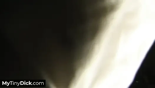 A black beauty meets a tiny cock loser for the first time